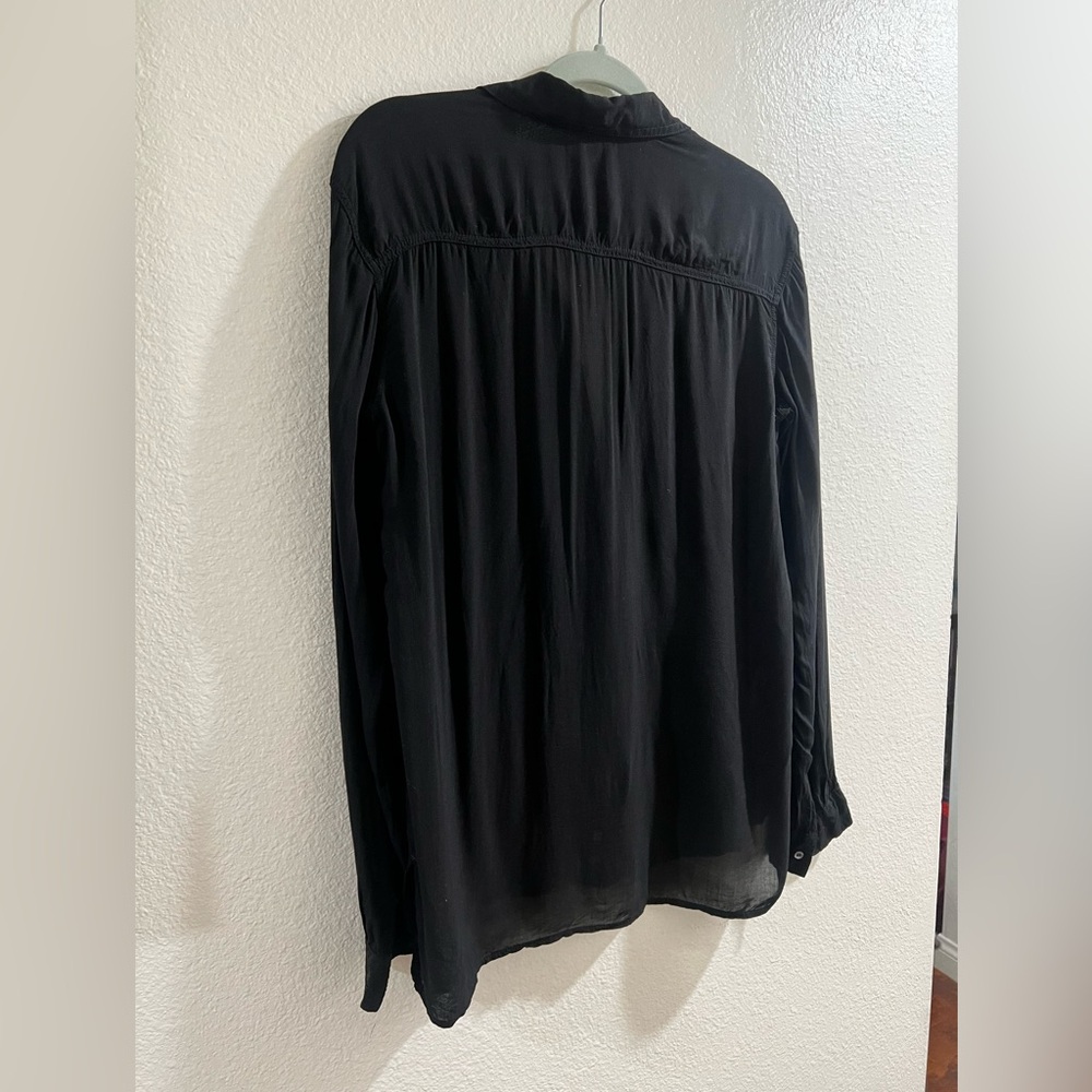 Revolve James Perse Button Down Shirt In Black- R… - image 6